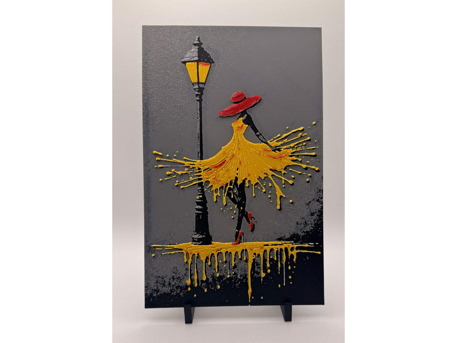 Yellow Dancer HueForge Print