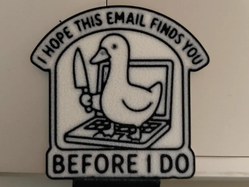 I hope this email finds you before I do