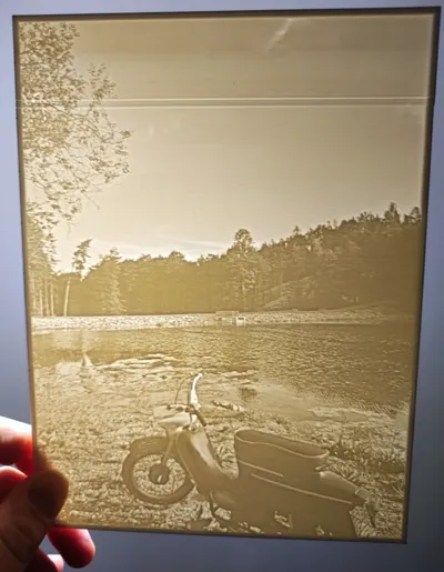 Jawa 21 lithophane