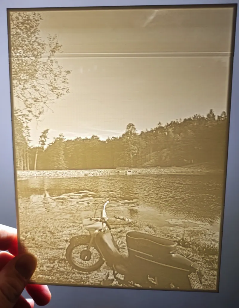 Jawa 21 lithophane