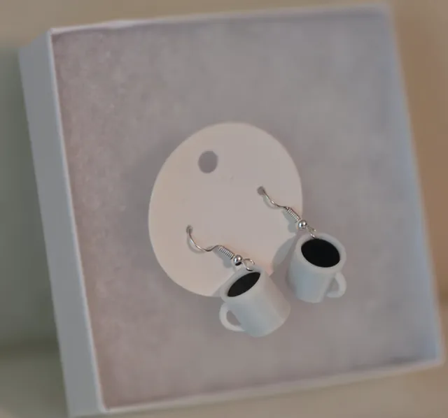 Coffee Cup Earrings