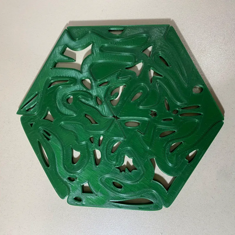 Hexagon Puzzle by 3esign.eth