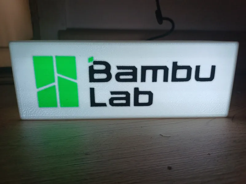 boite à lumière "bambu lab"