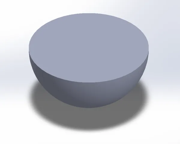 Hémisphère - géométrie de base
