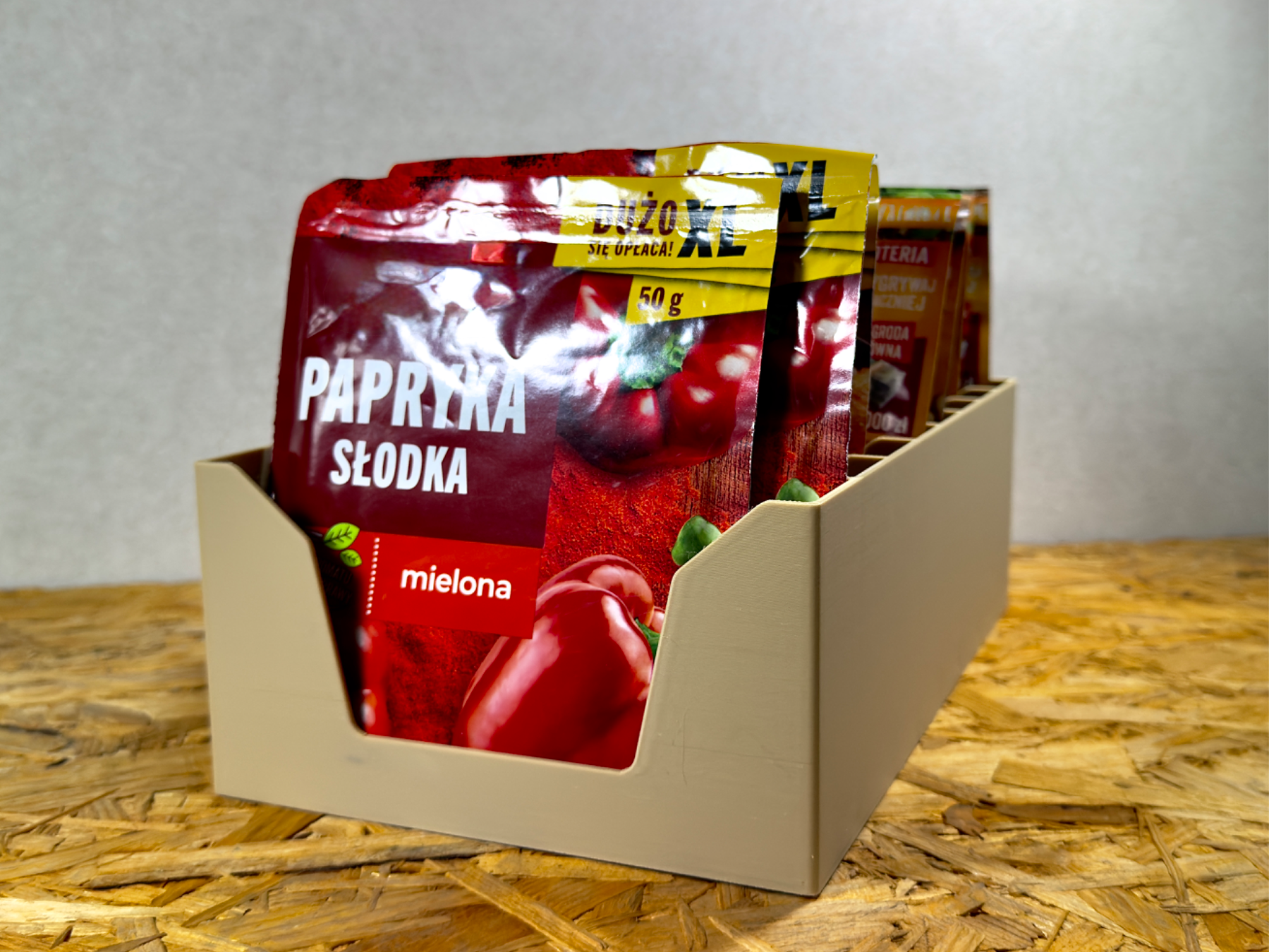 Spice Organizer One Piece - No Supports Easy Print