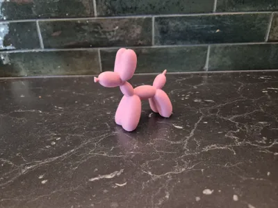 Cute Balloon Dog Figurine