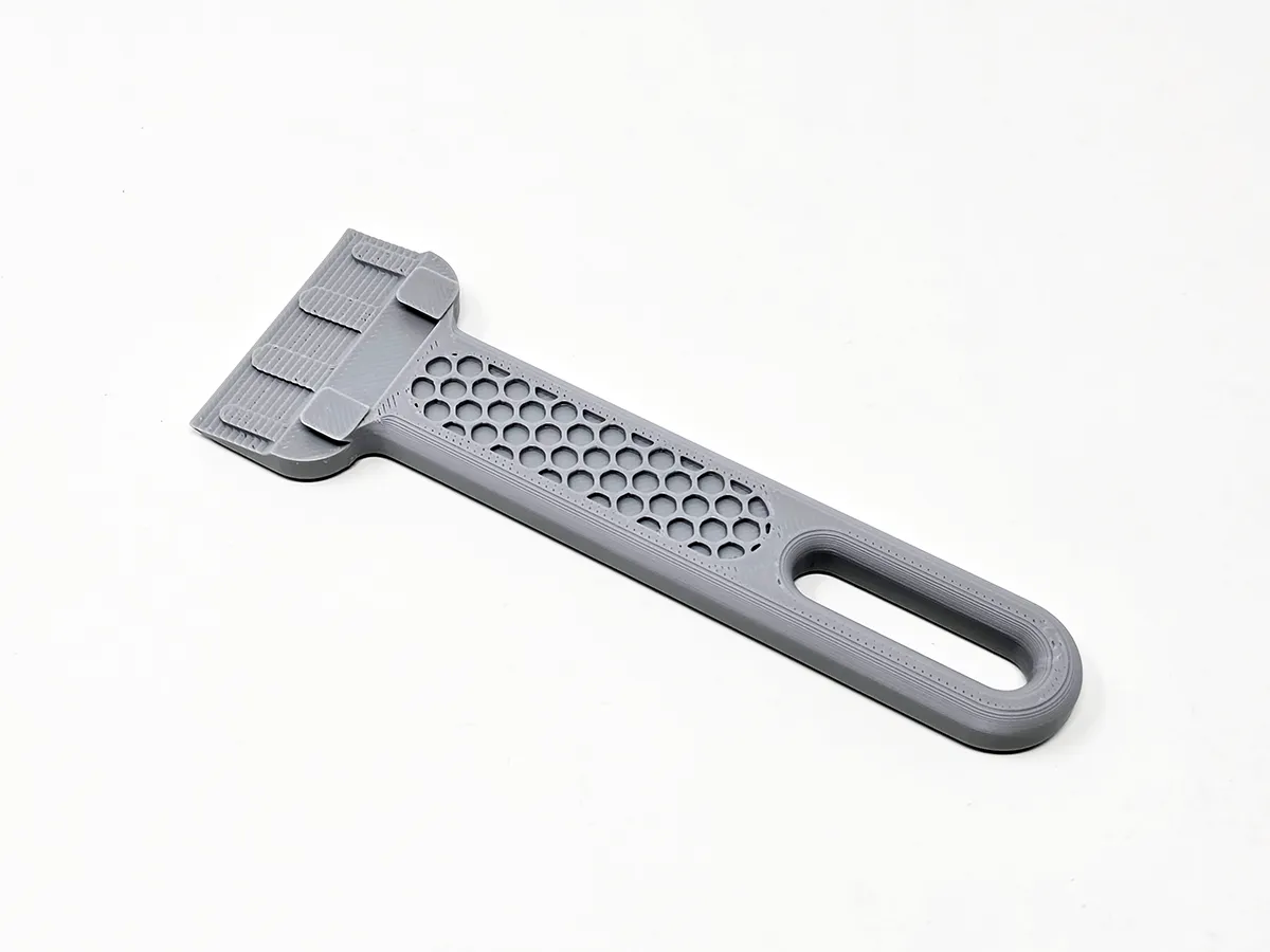 No-Hardware Bambu Lab Scraper for Plastic Blades view 4