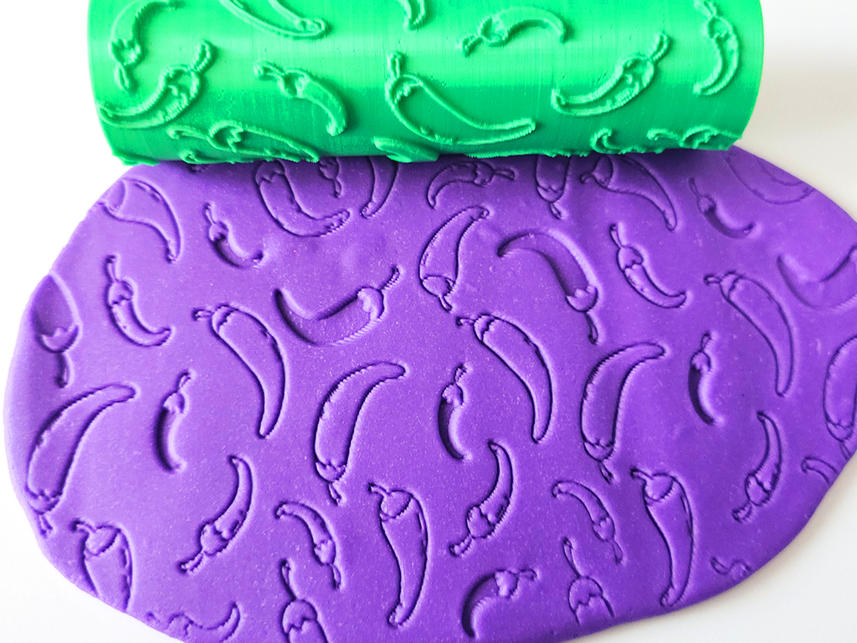 Texture Roller Chili Peppers