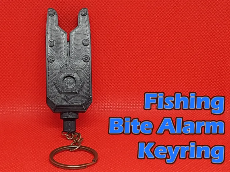 Fishing Bite Alarm Key Chain - Keyring