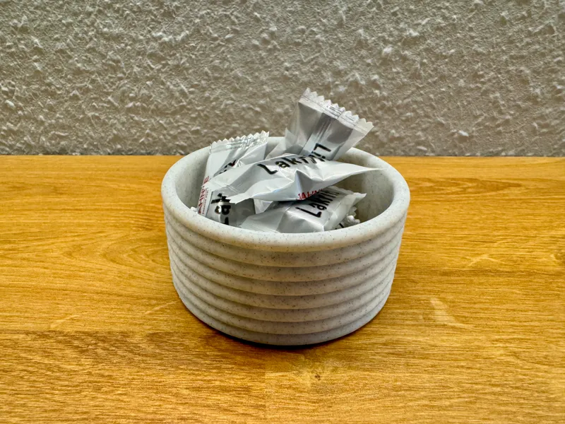 80mm ridged bowl