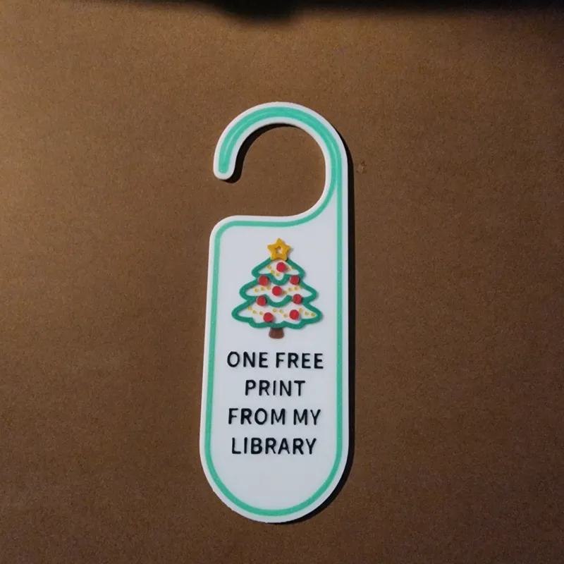 One Free Print Hanger