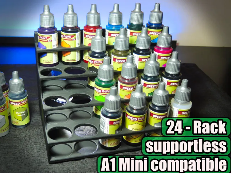 Paint Rack Holder 24 - Vallejo and Army Painter