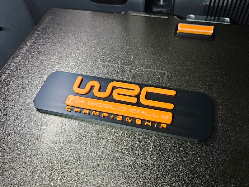 WRC World Rally Sim Racing Decor Logo