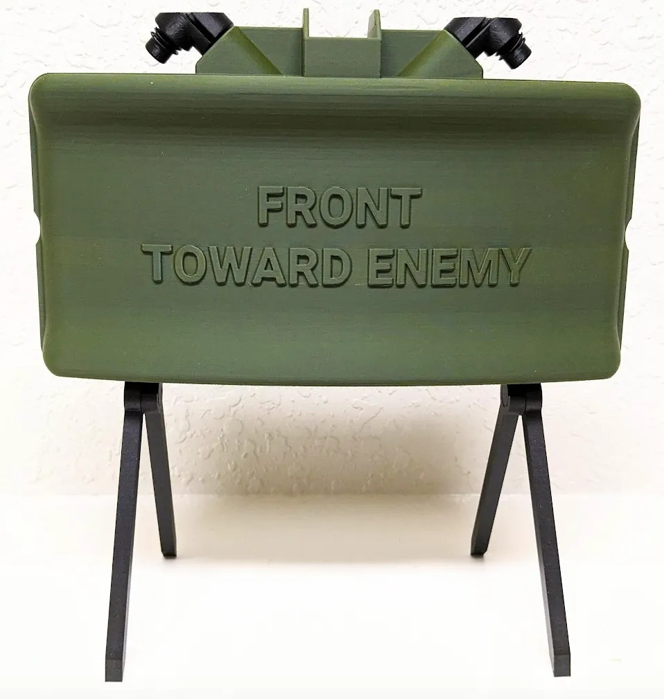 Life-Size Claymore Mine with Folding Legs view 2