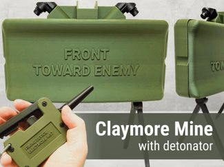 Life-Size Claymore Mine with Folding Legs