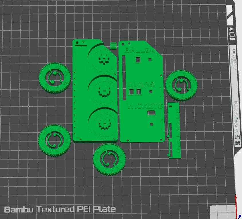 Cricket Umpire Counter - Second Generation - Free 3D Print Model ...