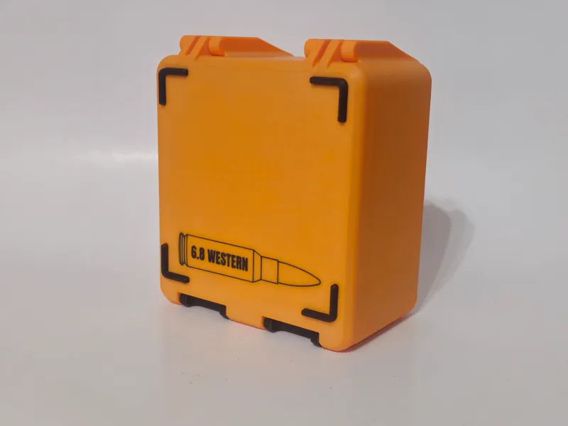 6.8 Western Ammo Box - 81 Round - Stackable