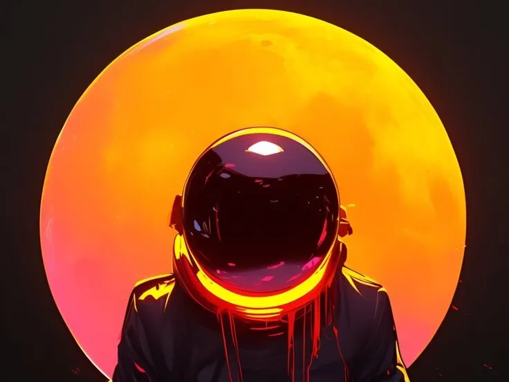 Dark Mode Astronaut