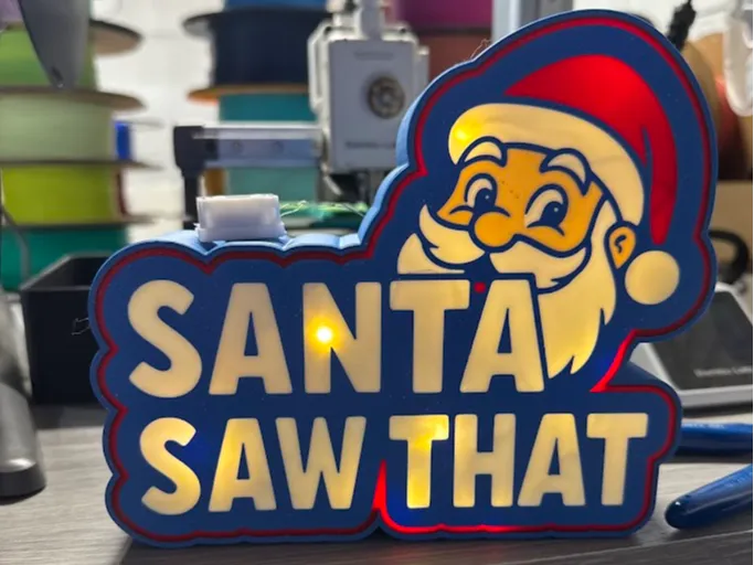 Santa Saw That Lightbox