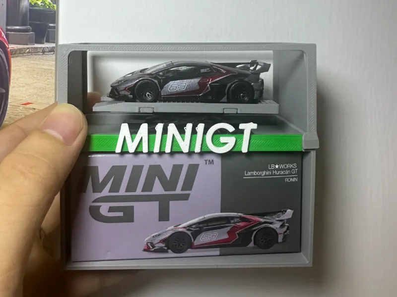 全网开源MINIGT汽车模型收纳盒，专为1:64 MINIGT