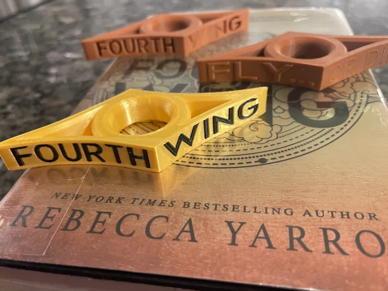 Fourth Wing Book Page Holder