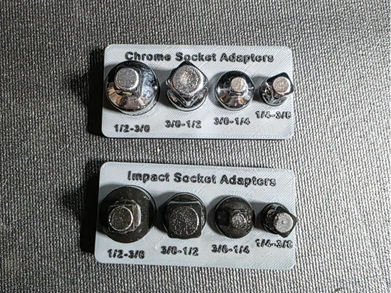 Pittsburgh Chrome &  Neiko Impact Socket adapters