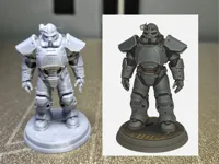 Armure motorisée T-65 miniature 44 mm (Fallout) — photo 2