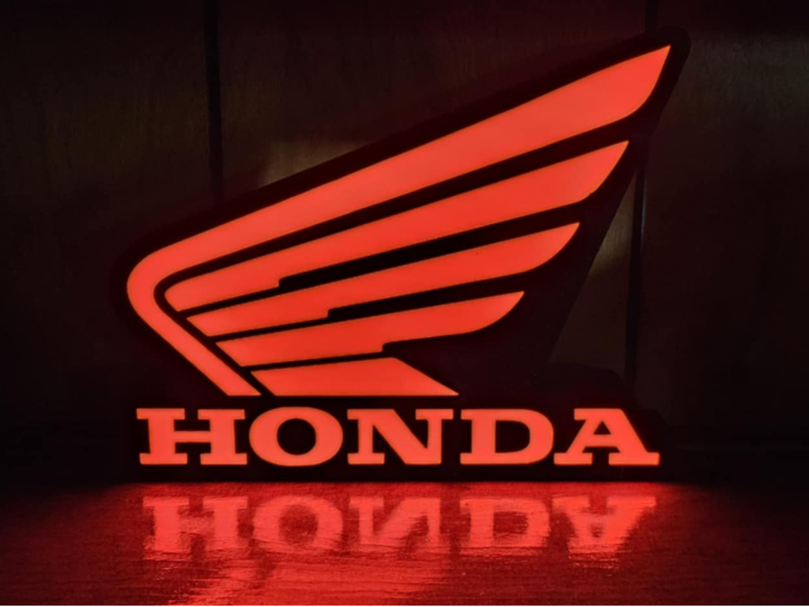 Honda Wing LED lightbox sign