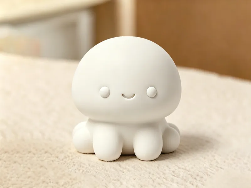 a cute chibi jellyfish baby