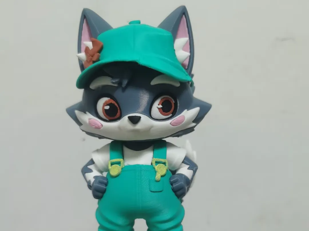 Cute fox 【no AMS required】 - Free 3D Print Model - MakerWorld