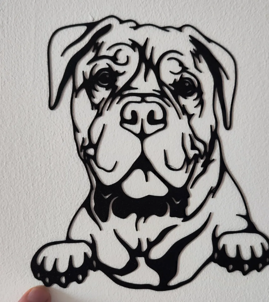 Tableau mural Dogue de Bordeaux
