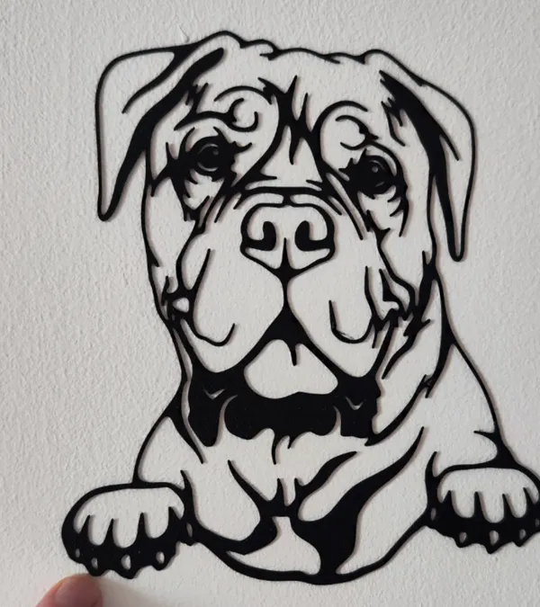 Tableau mural Dogue de Bordeaux