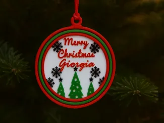 Decorazione albero di Natale personalizzabile