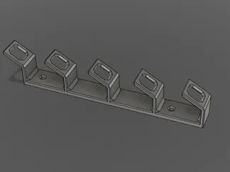 Hat / Cap hook ,with screw holes