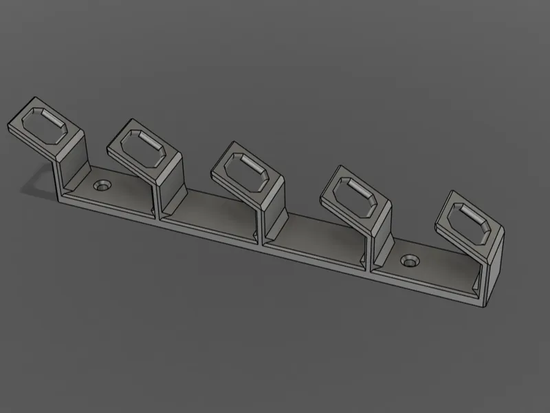 Hat / Cap hook ,with screw holes