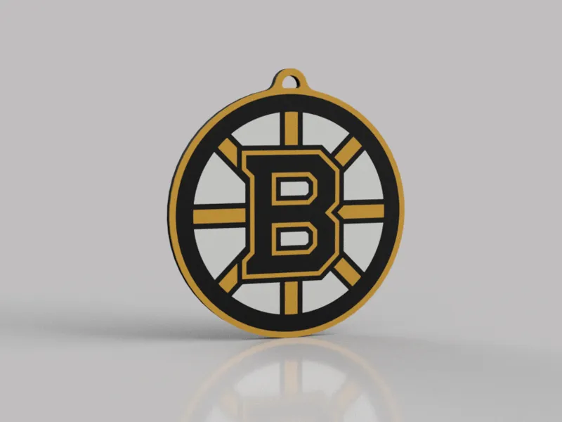 NHL Boston Keychain