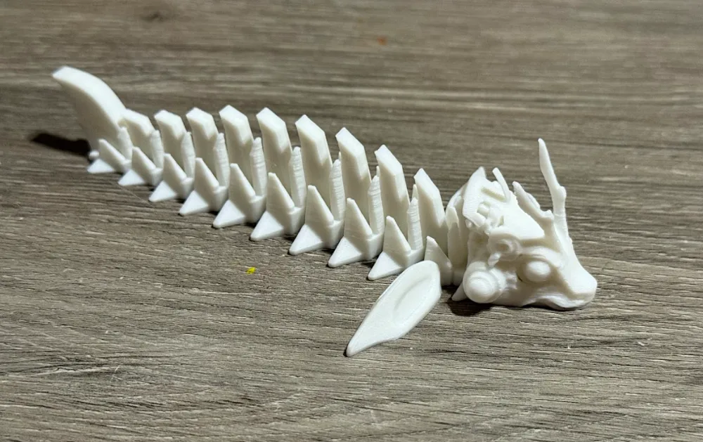 Mech Dragon Fish Flexi by Bokkins3d MakerWorld: Download Free 3D Models