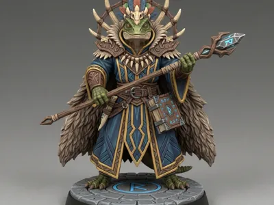 Lizard Mage HD