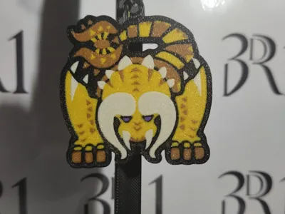 Monster Hunter Diablos keychain