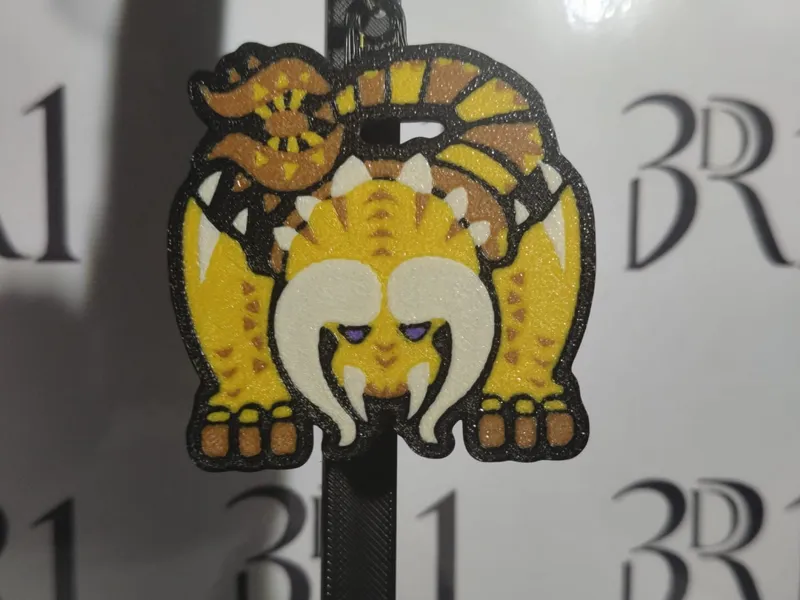 portachiavi diablos monster hunter
