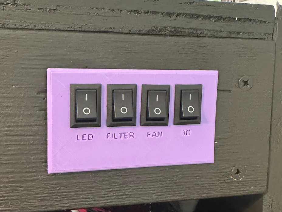 4 ON/OFF Switches with Labels by Chase - MakerWorld