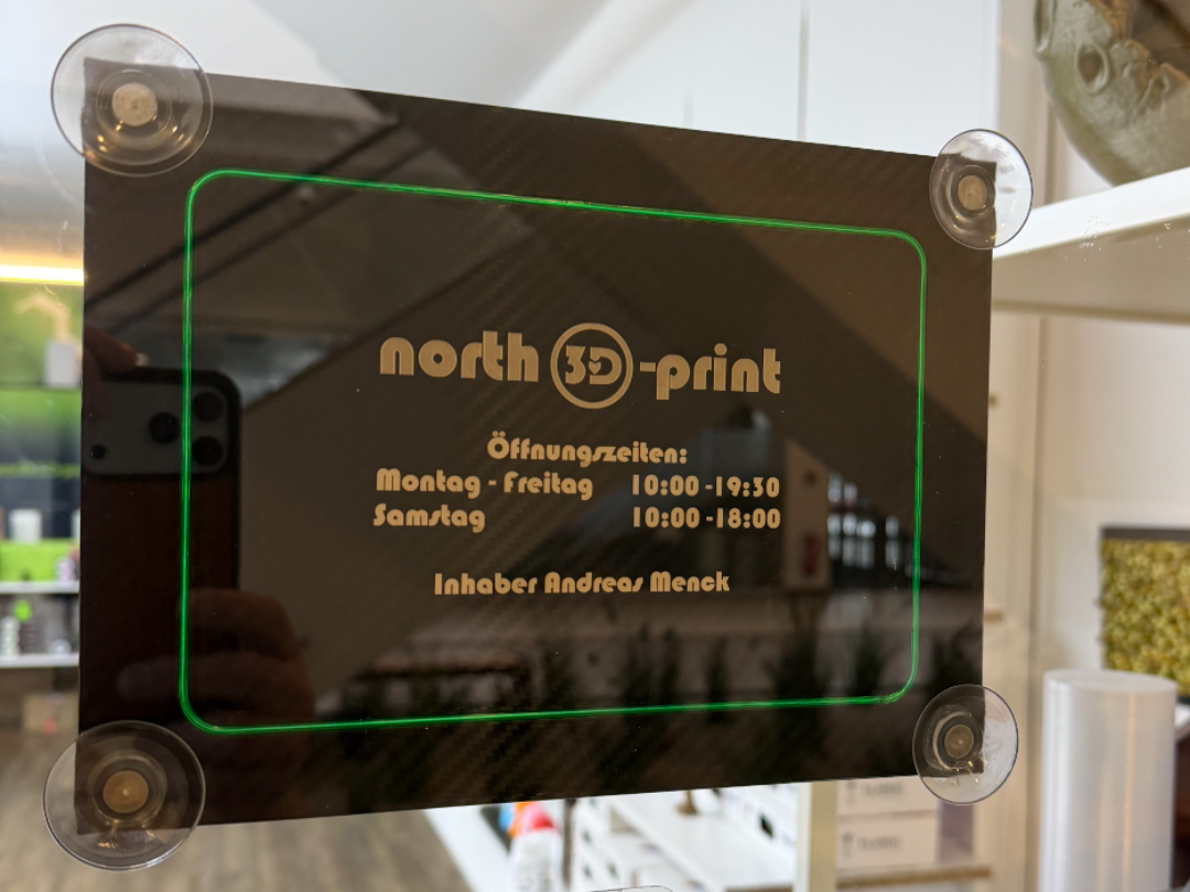 Öffnungszeiten Schild mit Neon Led 
