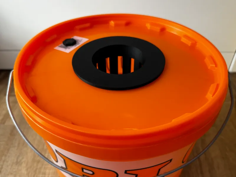 Hydroponic Pot - Lid insert with thread 