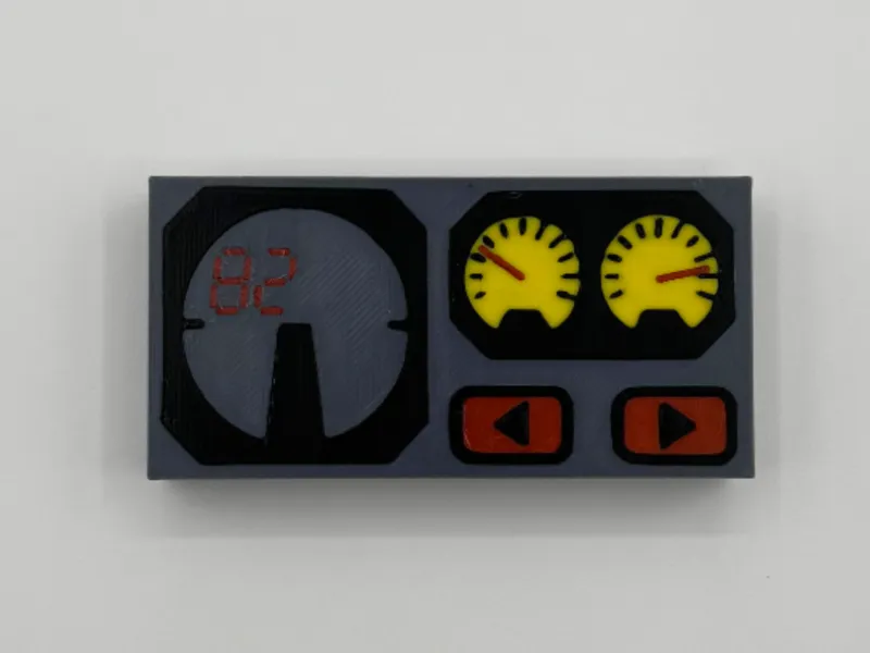 500% Scale 1x2 Gauge Tile