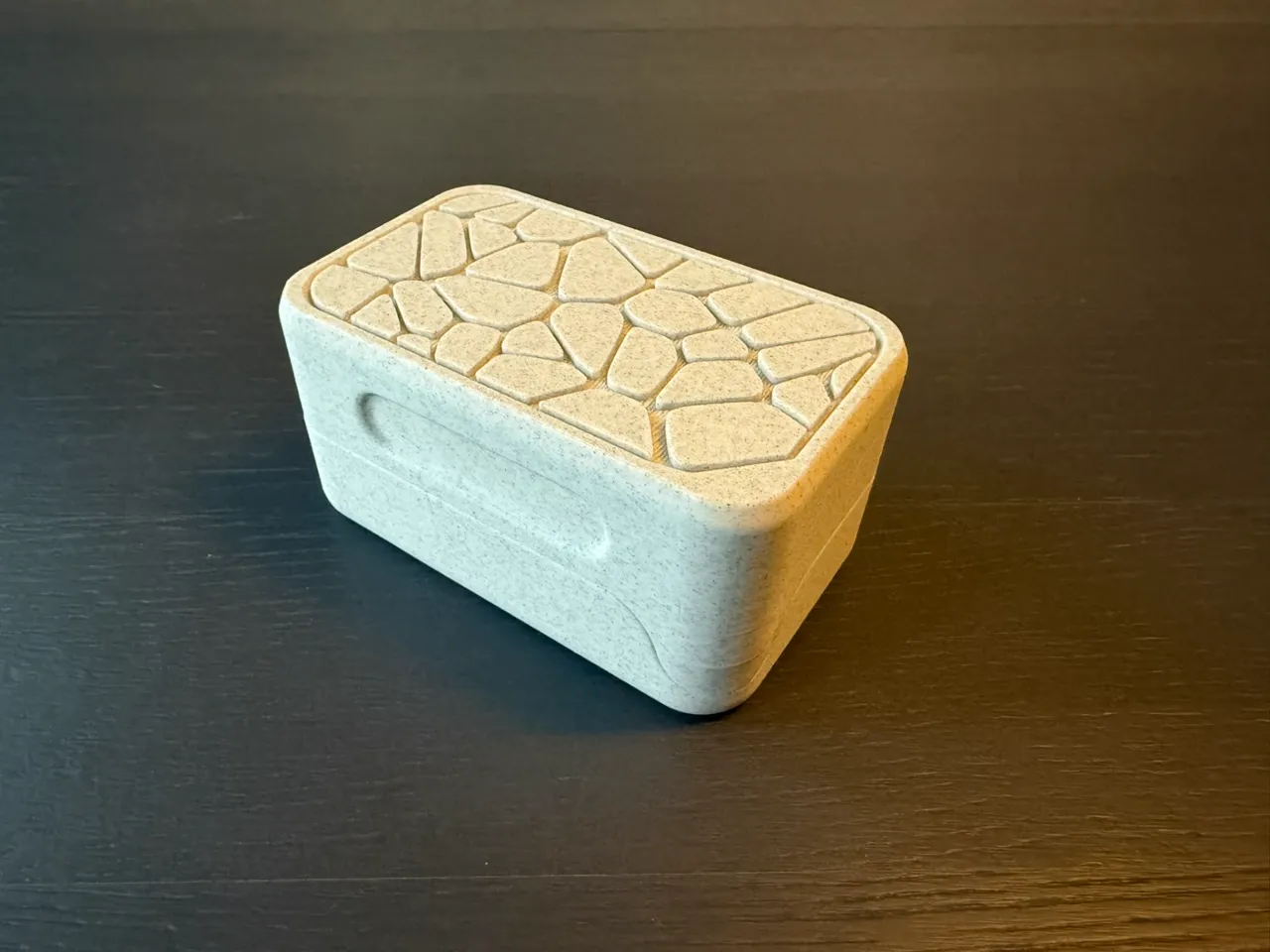 Soap Dish with Lid Voronoi Design view 4