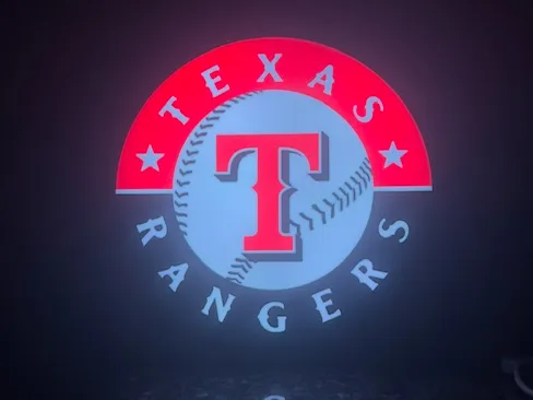 Texas Rangers Light Texas Rangers Light Box - Free 3D Print Model - MakerWorld