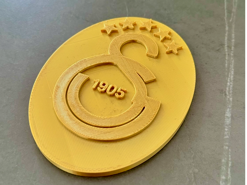 Galatasaray Gold Plate Logo