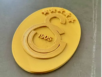 Galatasaray Gold Plate Logo