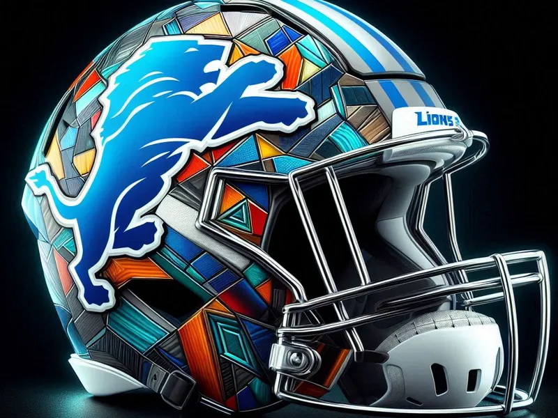 Mosaic Lions Helmet