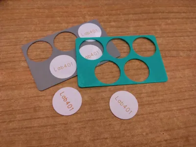 NFC Coin Holder Card